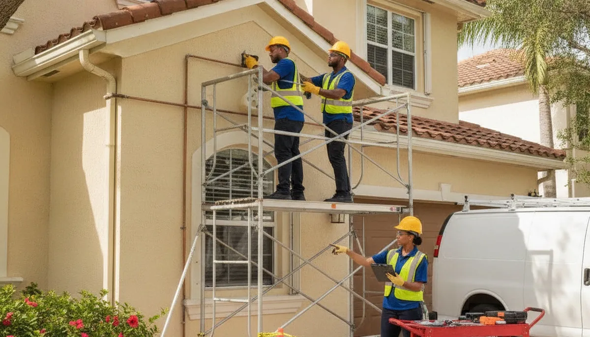 Fort Lauderdale, FL plumbing repair technician providing emergency leak and pipe repair service